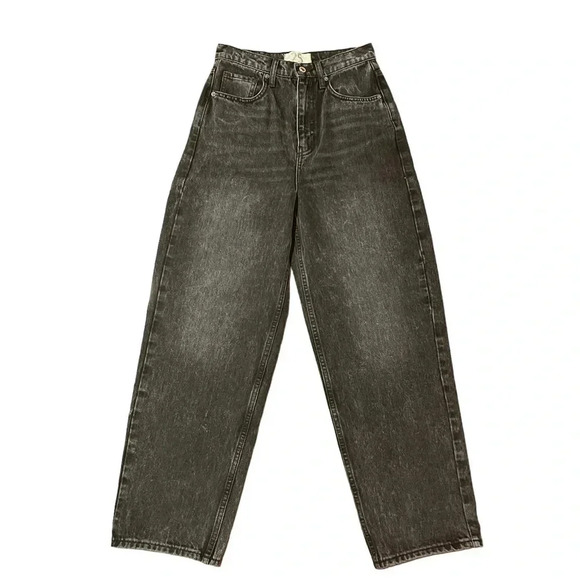 We The Free Frank Dad Jean in Black Size 25 - Picture 3 of 10